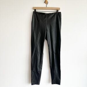 Lysse Hi Waist Vegan Leather Legging (28" Inseam) Black Women’s Large